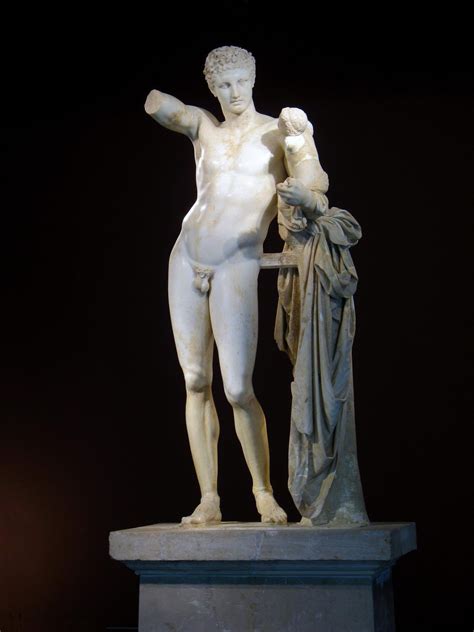 hermes and dionysus praxiteles